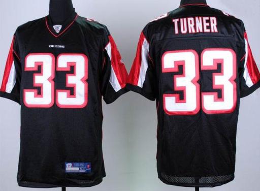 Cheap Atlanta Falcons 33 Michael Turner Black NFL Jersey For Sale