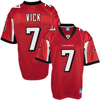 Cheap Atlanta Falcons 7 Michael Vick red Jersey For Sale