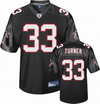 Cheap Atlanta Falcons 33 Michael Turner Black Jersey For Sale