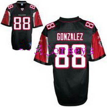 Cheap Atlanta Falcons 88 GONZALEZ Black For Sale