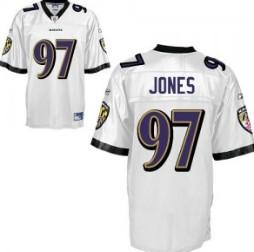 Cheap Baltimore Ravens 97 Arthur Jones White Jersey For Sale