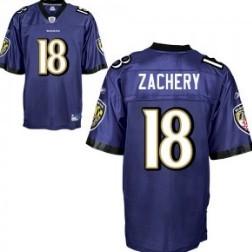 Cheap Baltimore Ravens 18 Terrell Zachery Purple Jersey For Sale