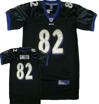 Cheap Baltimore Ravens 82 Smith Black NFL Jersey For Sale