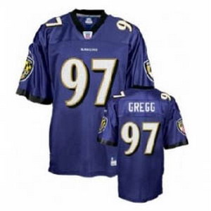 Cheap Baltimore Ravens 97 Kelly Gregg Jersey Blue For Sale