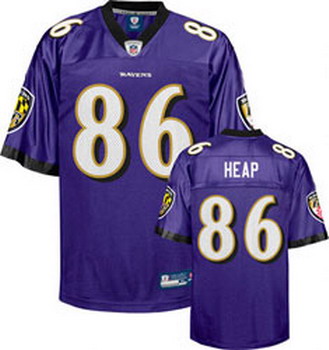 Cheap Baltimore Ravens 86 Todd Heap Purple Jerseys For Sale