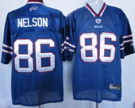Cheap Buffalo Bills 86 Nelson Blue NFL Jerseys For Sale
