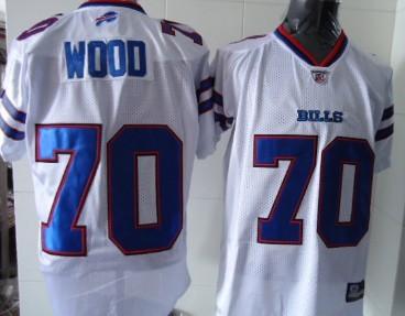 Cheap Buffalo Bills 70 Eric Wood 2011 New White Jersey For Sale