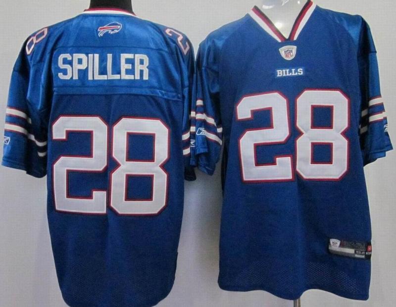 Cheap Buffalo Bills 28 Spiller Blue Jersey For Sale
