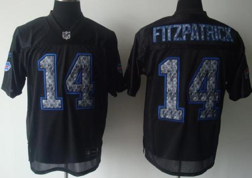 Cheap Buffalo Bills 14 Ryan Fitzpatrick Black United Sideline Jerseys For Sale