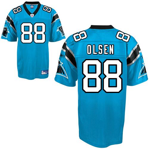Cheap Carolina Panthers 88 Greg Olsen Light Blue NFL Jersey For Sale