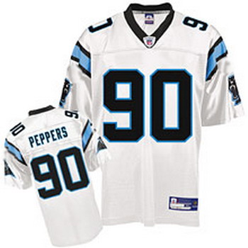 Cheap Carolina Panthers jerseys 90 Julius Peppers White Jersey For Sale