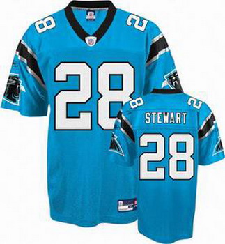 Cheap Jerseys Carolina Panthers 28 STEWART Smith blue For Sale