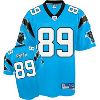 Cheap Carolina Panthers 89 Steve Smith blue Jersey For Sale