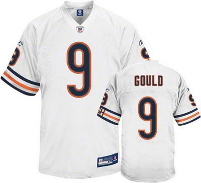 Cheap Chicago Bears 9 Robbie Gould White Jersey For Sale
