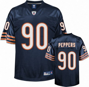 Cheap Chicago Bears 90 Peppers blue Jerseys For Sale