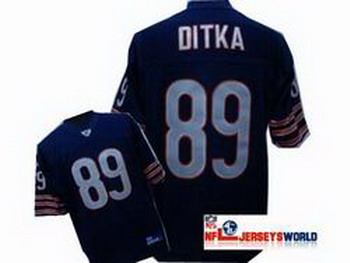 Cheap Chicago Bears 89 Mike DITKA blue Jersey For Sale
