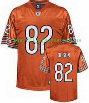 Cheap Chicago Bears 82 olsen Orange Jersey For Sale