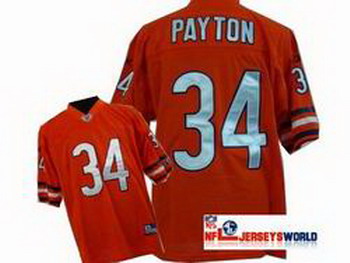 Cheap Chicago Bears 34 Walter Payton Orange For Sale