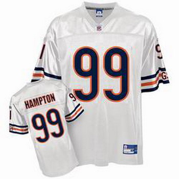 Cheap jerseys Chicago Bears 99 HAMPTON white throwback jerseys For Sale