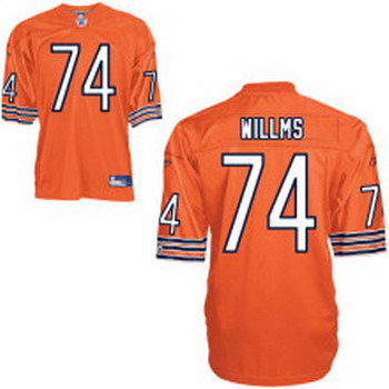 Cheap Chicago Bears 74 Chris Williams orange Jersey For Sale