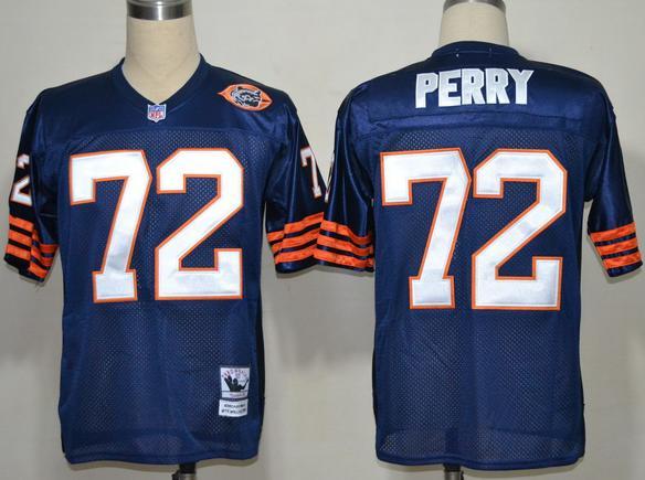Cheap Chicago Bears 72 William Perry Blue Throwback NFL Jerseys For Sale