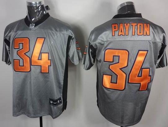 Cheap Chicago Bears 34 Walter Payton Grey Shadow NFL Jerseys For Sale