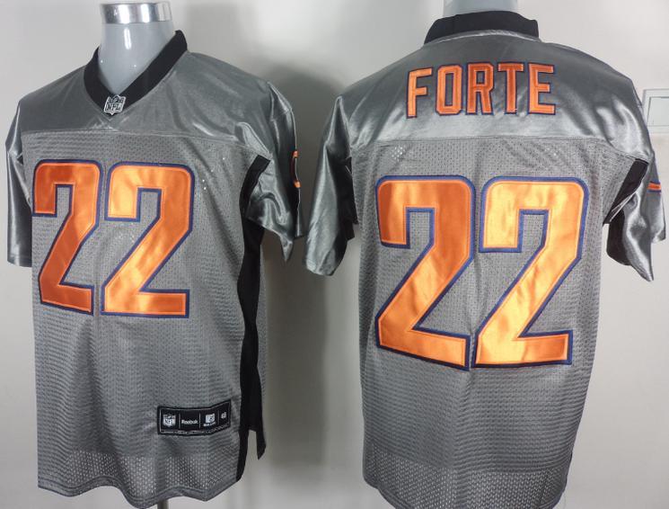 Cheap Chicago Bears 22# Matt Forte Grey Shadow NFL Jerseys For Sale