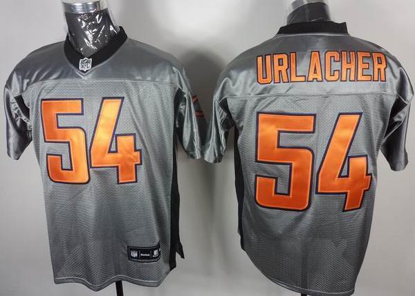 Cheap Chicago Bears 54 Brian Urlacher Grey NFL Jerseys For Sale