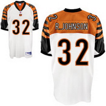Cheap Cincinnati Bengals 32 Rudi Johnson White Jersey For Sale