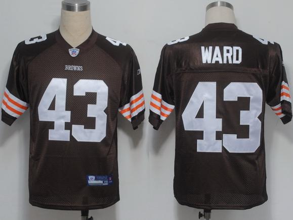 Cheap Cleveland Browns 43 T.J Ward Brown NFL Jerseys For Sale