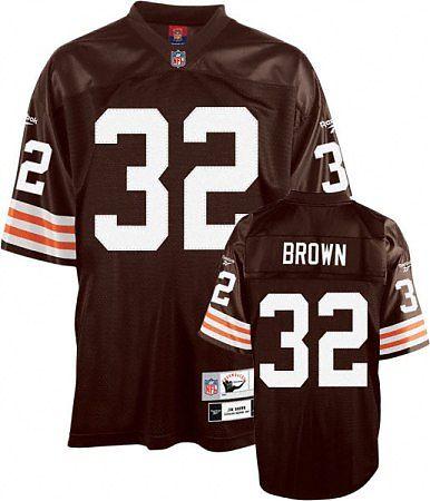 Cheap Cleveland Browns 32 Jim Brown Brown Jersey For Sale