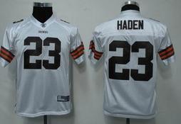 Cheap Cleveland Browns 23 Joe Haden white Jerseys For Sale