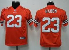 Cheap Cleveland Browns 23 Joe Haden orange Jerseys For Sale