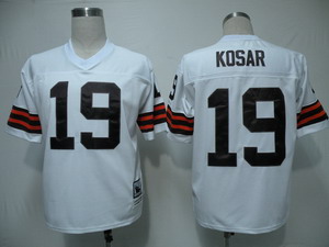 Cheap Cleveland Browns 19 Kosar White throwback Jerseys For Sale