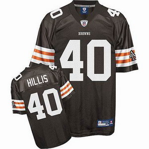 Cheap Cleveland Browns 40 Peyton Hillis Team Color Jersey Brown For Sale