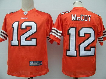 Cheap Cleveland Browns 12 Colt McCoy Orange Jerseys For Sale