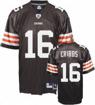 Cheap Cleveland Browns 16 Cribbs Team Color brown Jerseys For Sale