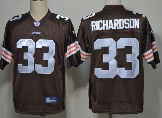 Cheap Cleveland Browns 33# Trent Richardson Brown NFL Jerseys For Sale