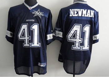 Cheap Dallas Cowboys 41 Terence Newman Blue Jerseys With 50th Patch For Sale
