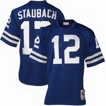 Cheap jerseys Dallas Cowboys 12 R Staubach blue throwback Jersey For Sale
