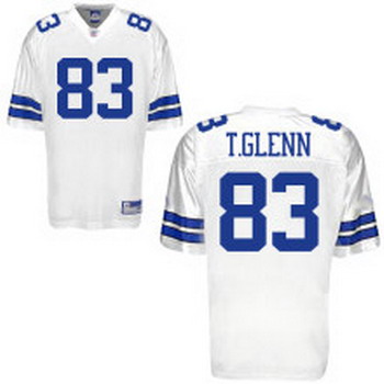 Cheap Dallas Cowboys 83 Terry Glenn White Jersey For Sale