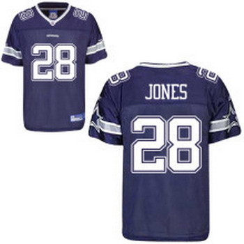 Cheap Dallas Cowboys 28 Felix Jones Blue Jersey For Sale