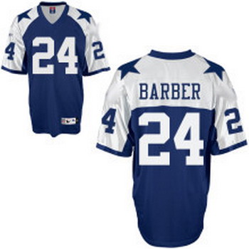 Cheap Dallas Cowboys 24 Marion Barber blue thanksgivings Jersey For Sale