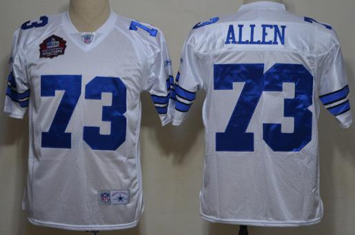 Cheap Dallas Cowboys 73 Larry Allen White M&N Hall of Fame Class NFL Jersey For Sale