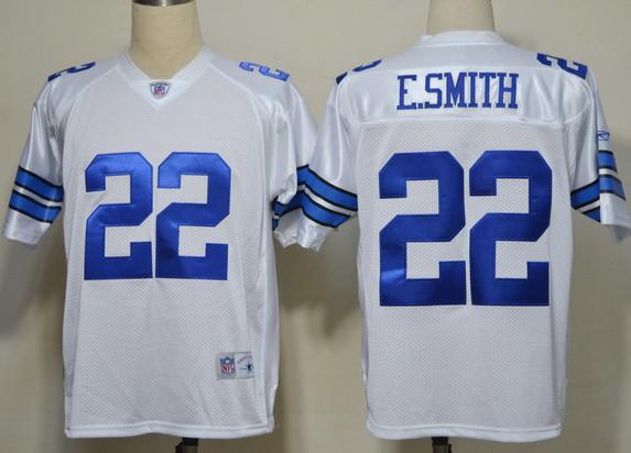 Cheap Dallas Cowboys 22 E.Smith White NFL Jerseys For Sale
