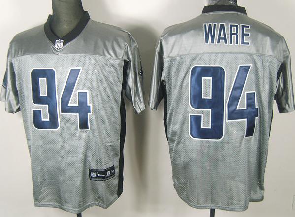 Cheap Dallas Cowboys 94 DeMarcus Ware Grey Shadow NFL Jersey For Sale