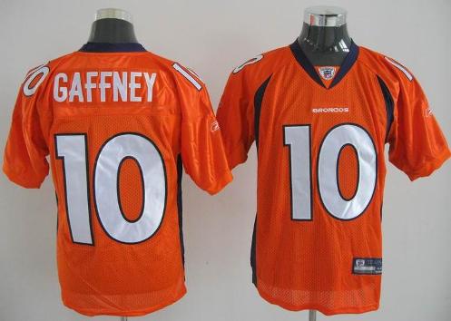 Cheap Denver Broncos 10 Jabar Gaffney Orange Jersey For Sale