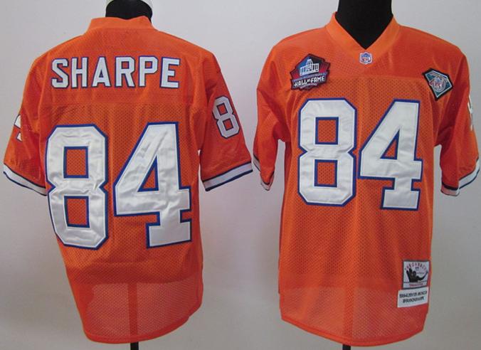 Cheap Denver Broncos 84 Shannon Sharpe 75th Orange Hall of Fame Class of 2011 Jersey For Sale