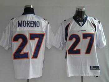 Cheap Denver Broncos 27 Knowshon Moreno Jersey white For Sale