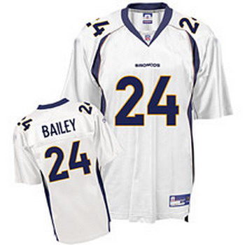 Cheap Denver Broncos 24 Champ Bailey White For Sale